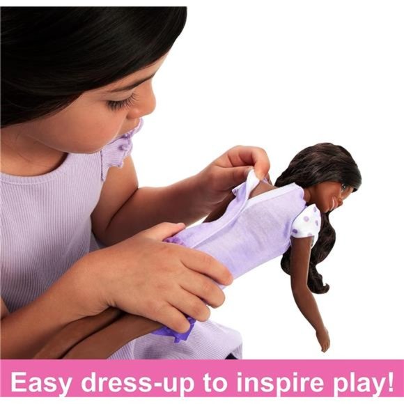 Barbie Doll, Plush Poodle Toy & Accessories 13.5-inch - Picture 4 of 6